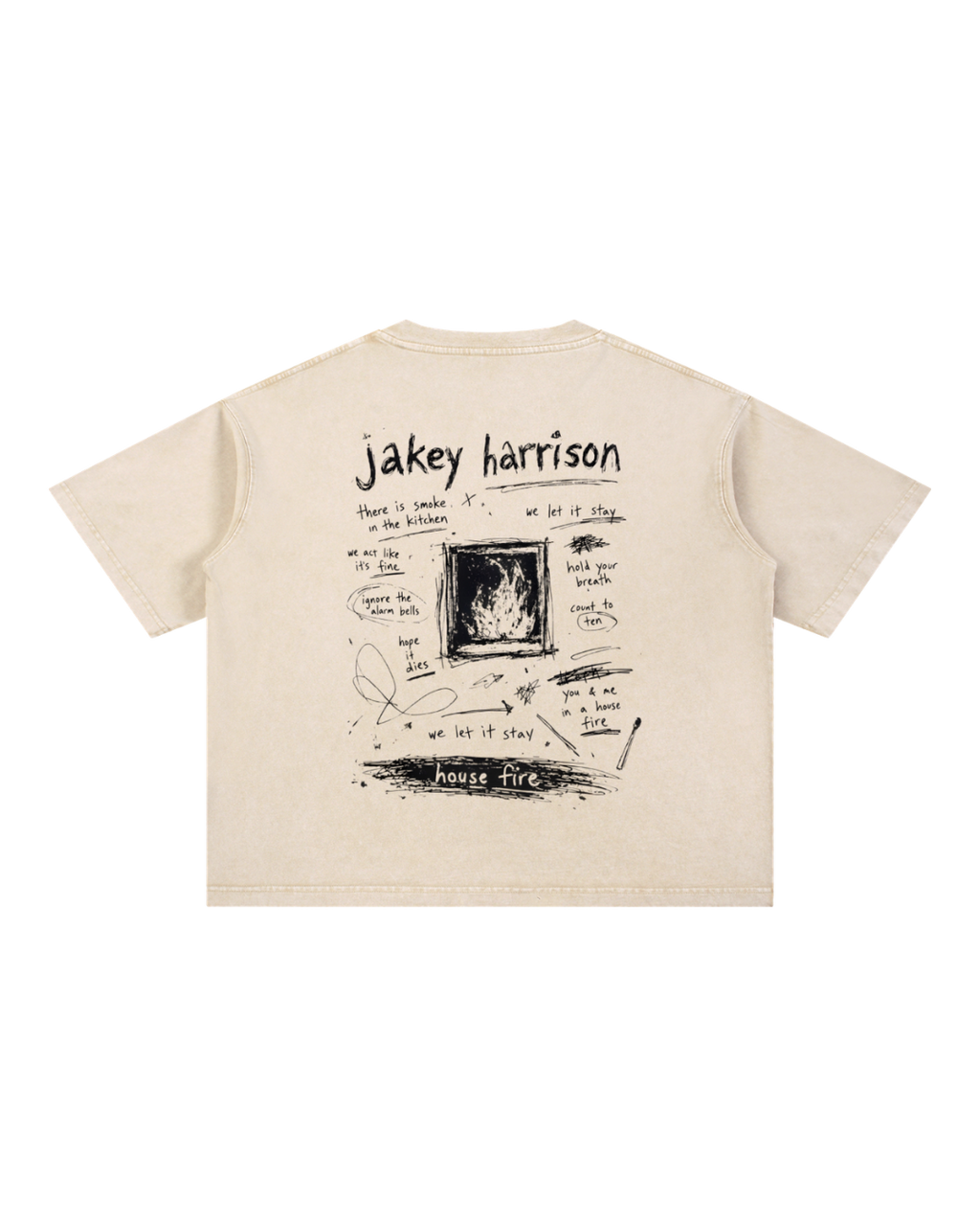 Jakey Harrison 'house fire' T-Shirt